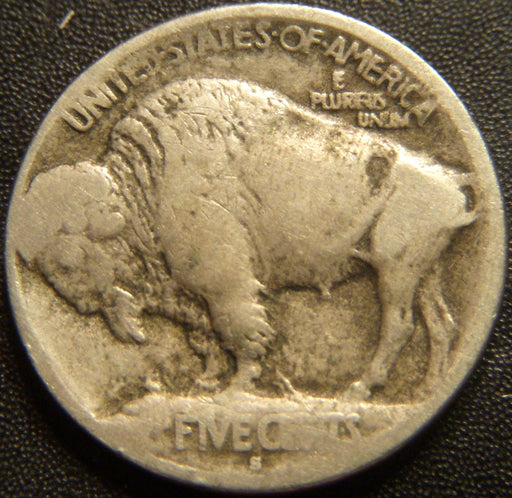 1913-S T1 Buffalo Nickel - Very Good