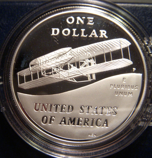 2003-P First Flight Proof Commemorative Silver Dollar