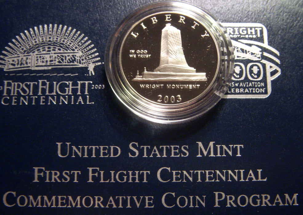 2003-P First Flight Proof Commemorative Half Dollar