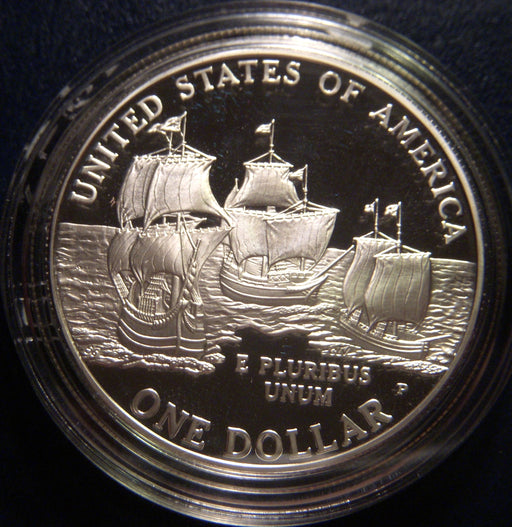 2007-P Jamestown Proof Commemorative Silver Dollar