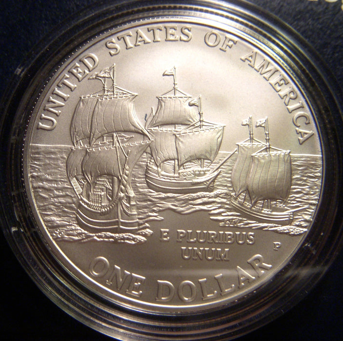 2007-P Jamestown Uncirculated Commemorative Silver Dollar