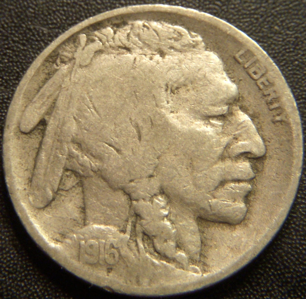 1916-S Buffalo Nickel - Very Good
