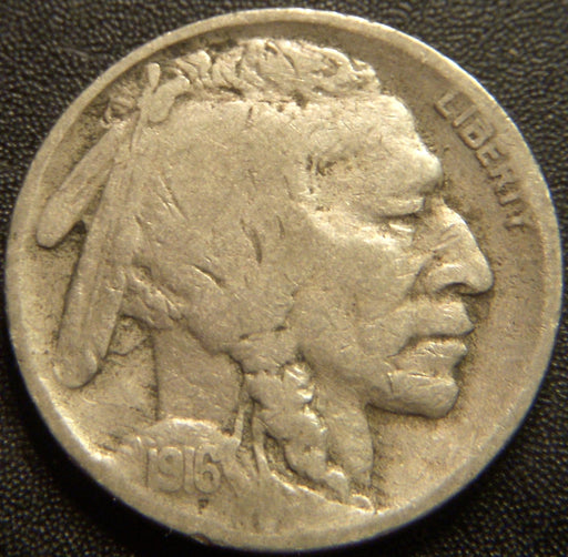 1916-S Buffalo Nickel - Very Good