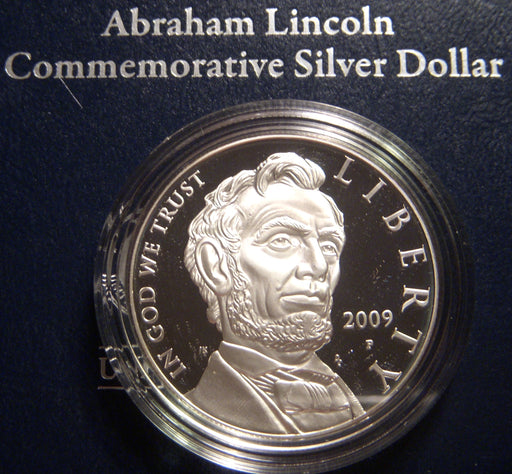 2009-P A. Lincoln Proof Commemorative Silver Dollar