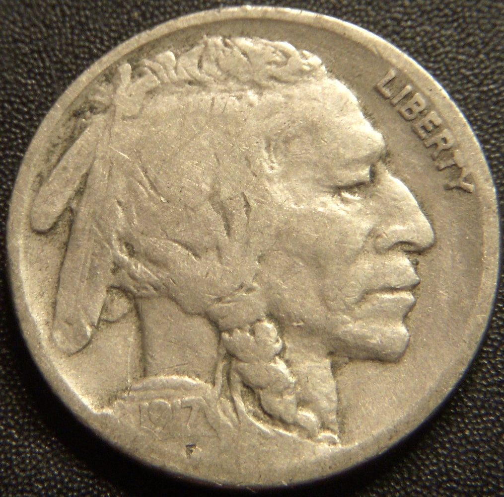 1917-S Buffalo Nickel - Good