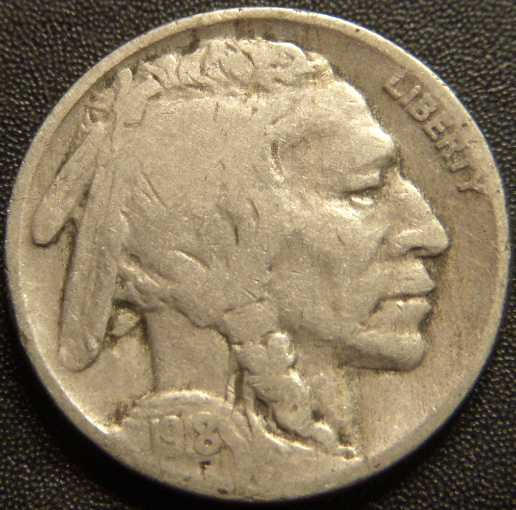 1918-S Buffalo Nickel - Good