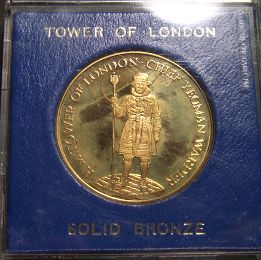 1985 Tower of London / Chief Yeoman Warder Bronze Medal