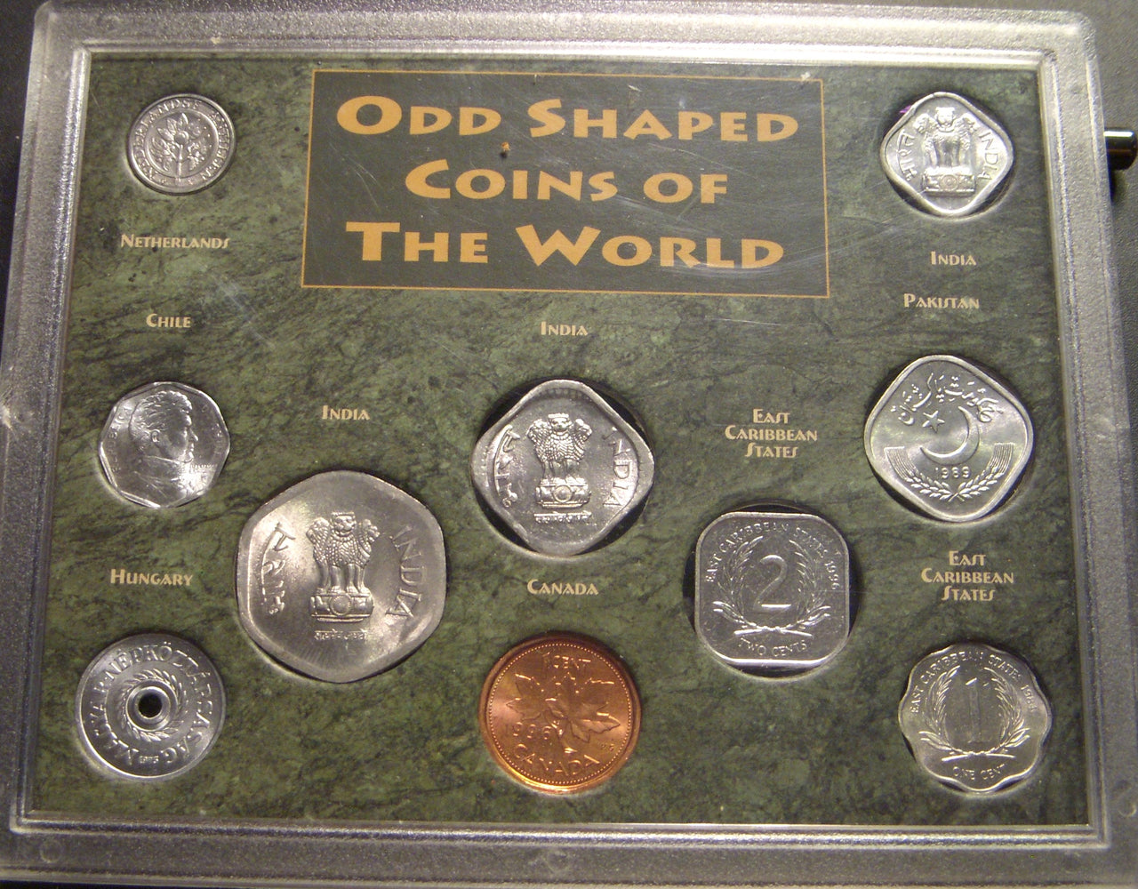 Odd Shaped Coins of The World Set