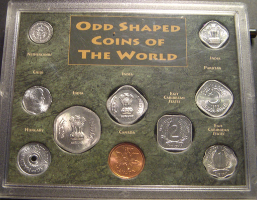 Odd Shaped Coins of The World Set