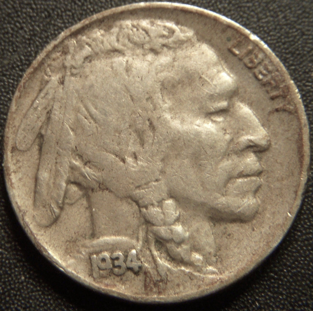 1934-D Buffalo Nickel - Very Fine