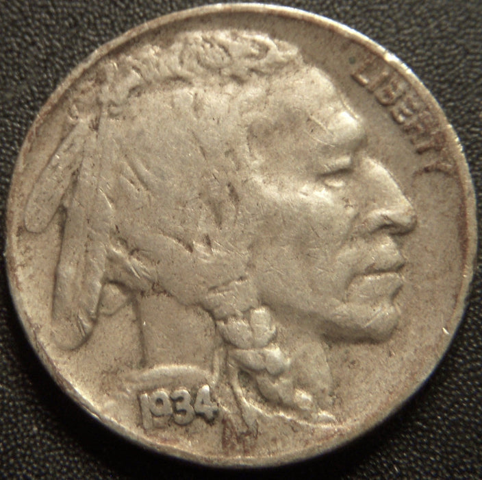 1934-D Buffalo Nickel - Very Fine