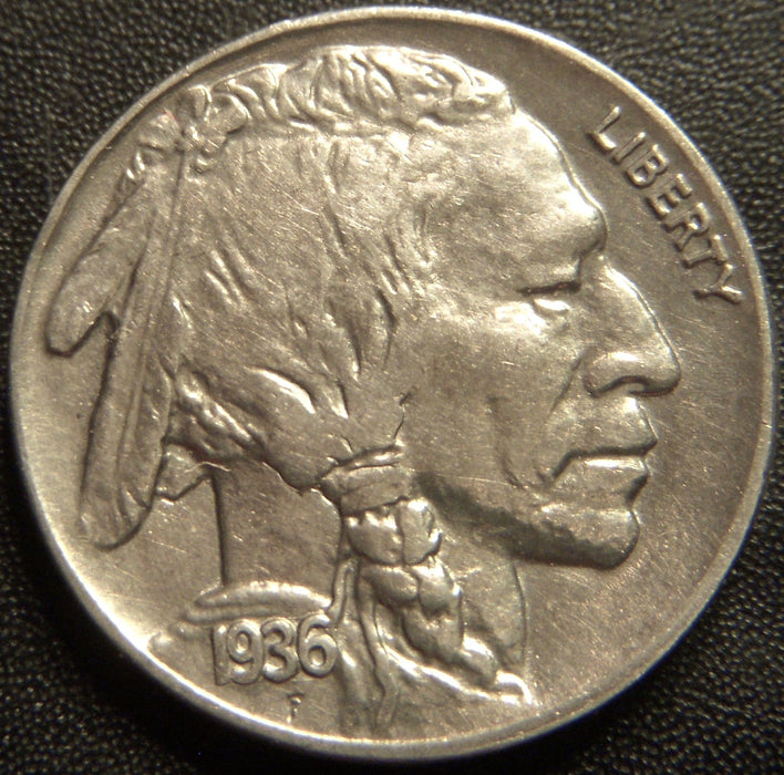 1936 Buffalo Nickel - AU