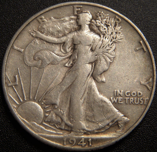 1941-S Walking Half Dollar - Very Fine