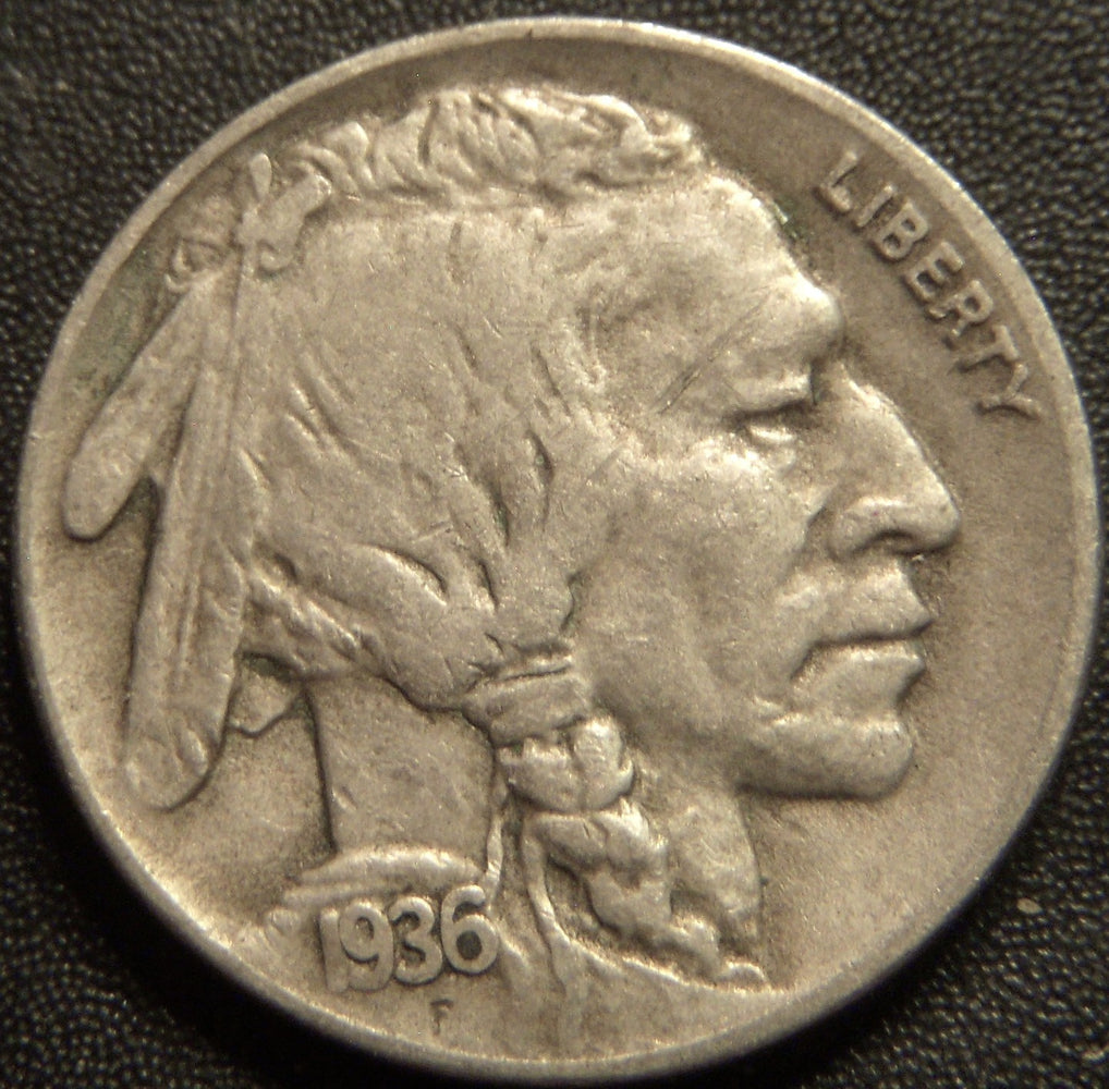 1936-D Buffalo Nickel - Very Fine