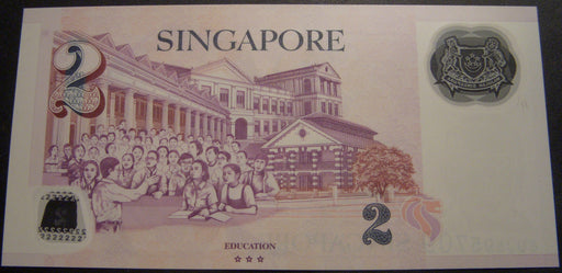 2020 $2 Dollar Note - Singapore