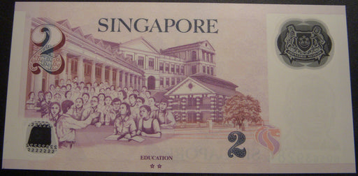 2017 $2 Dollar Note - Singapore