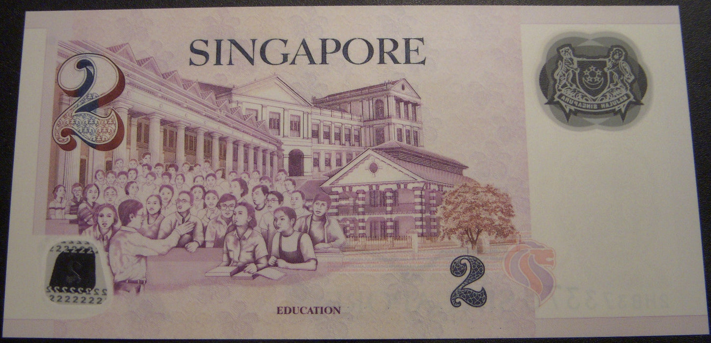 2006 $2 Dollar Note - Singapore