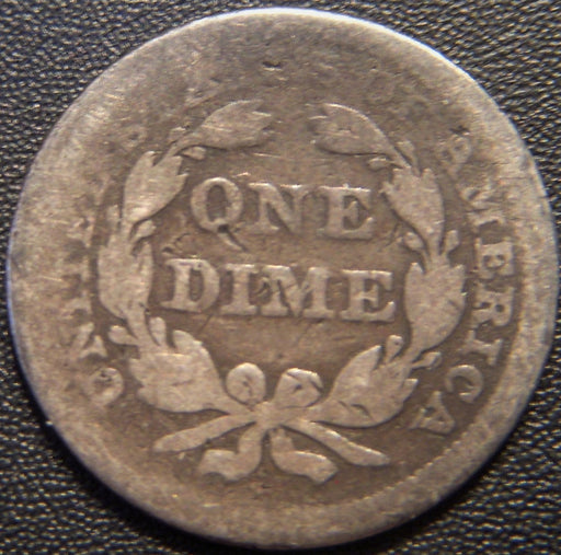 1858 Seated Dime - Good
