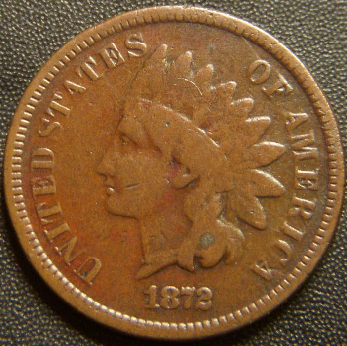 1872 Indian Head Cent - Good