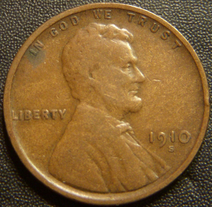 1910-S Lincoln Cent - Fine