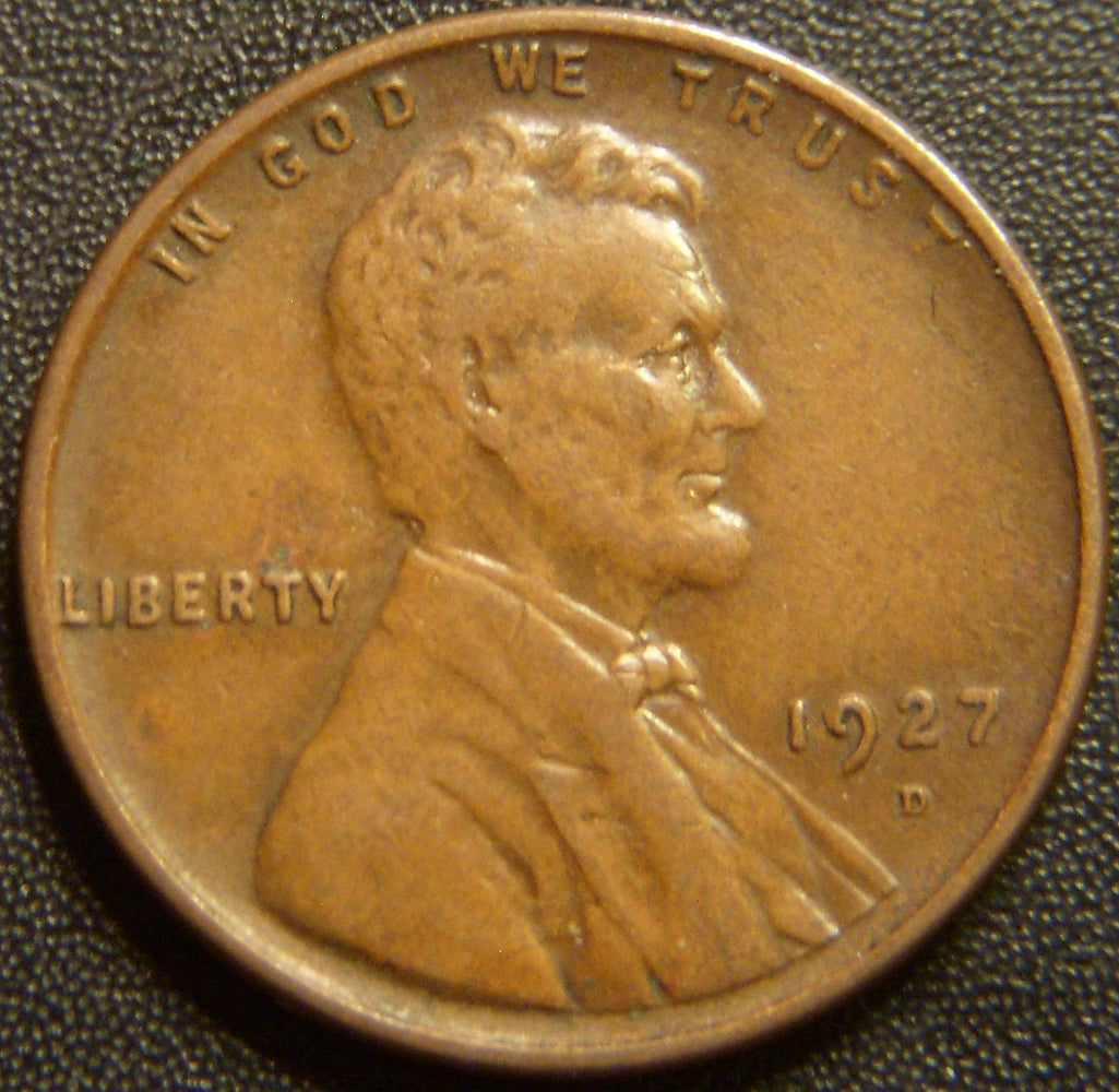 1927-D Lincoln Cent - Extra Fine