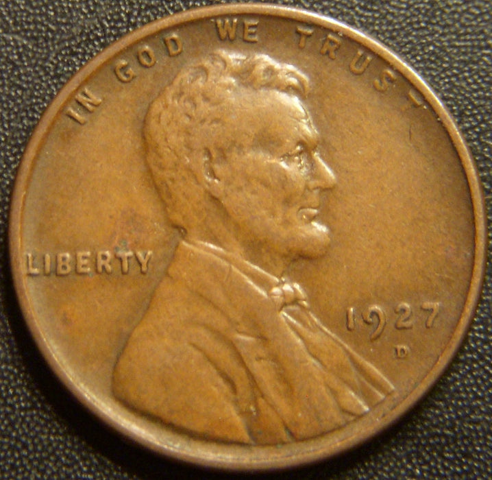 1927-D Lincoln Cent - Extra Fine