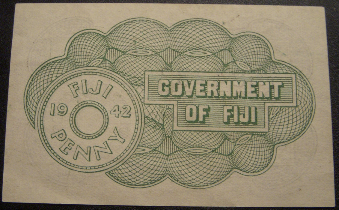1942 One Penny Note - Fiji