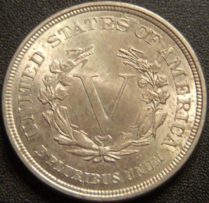 1883 Liberty Nickel - No CENT AU+