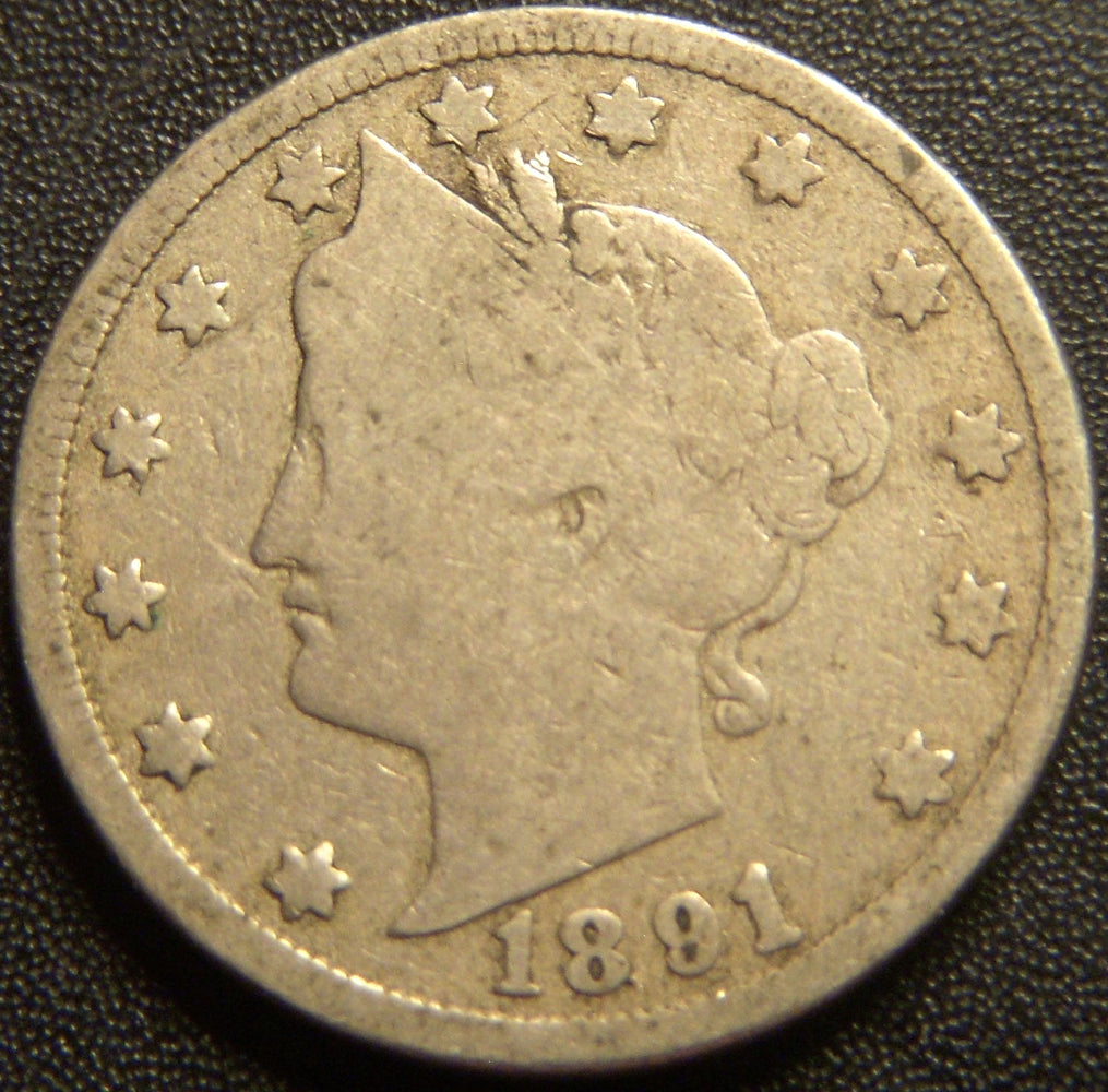 1891 Liberty Nickel - Good