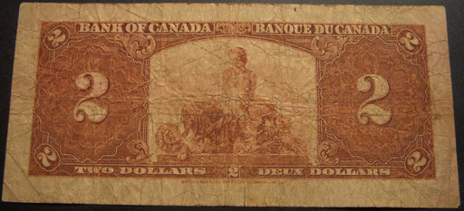 1937 $2 Bank of Canada Note - BC-22c