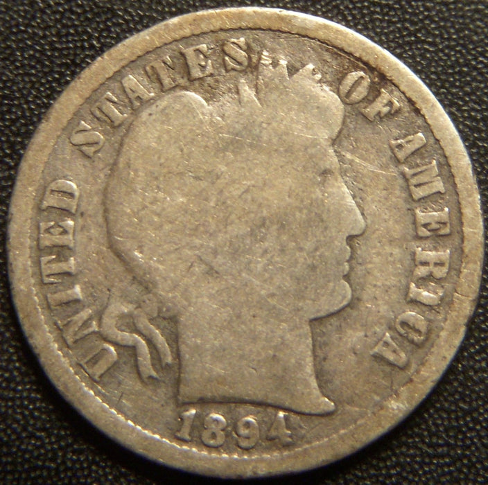1894 Barber Dime - Good