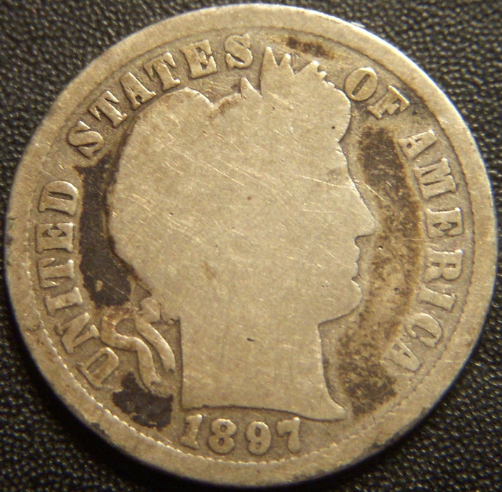 1897 Barber Dime - Good