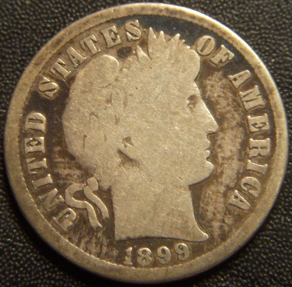 1899-S Barber Dime - Good