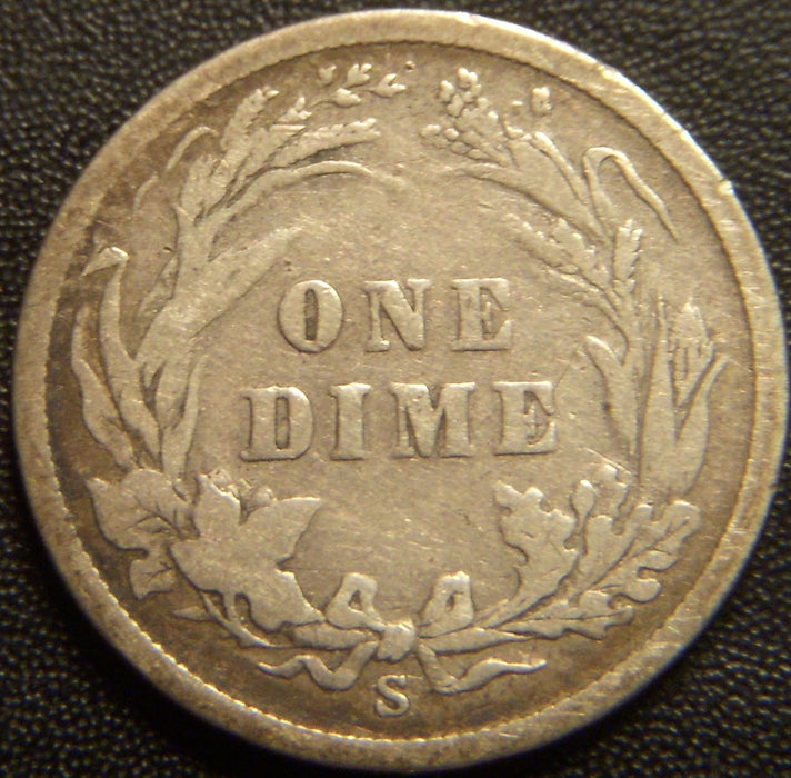 1899-S Barber Dime - Good