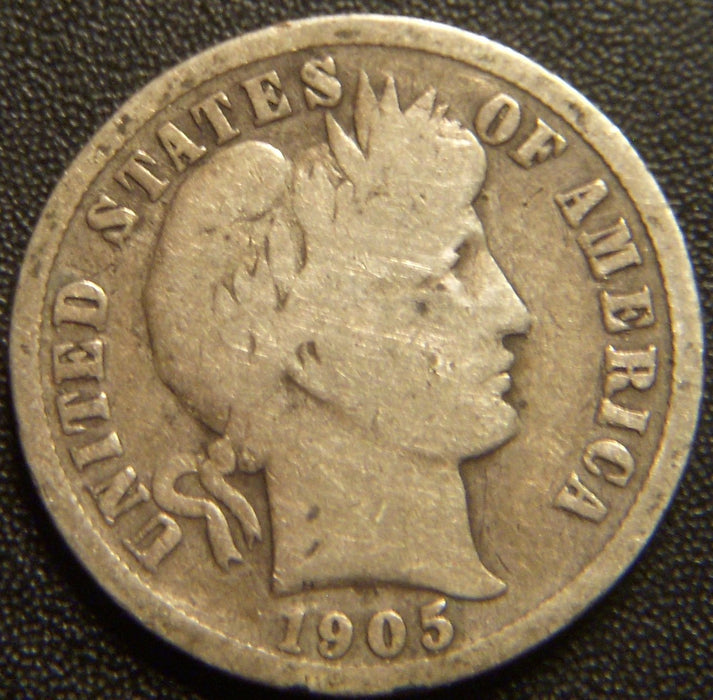 1905 Barber Dime - Good