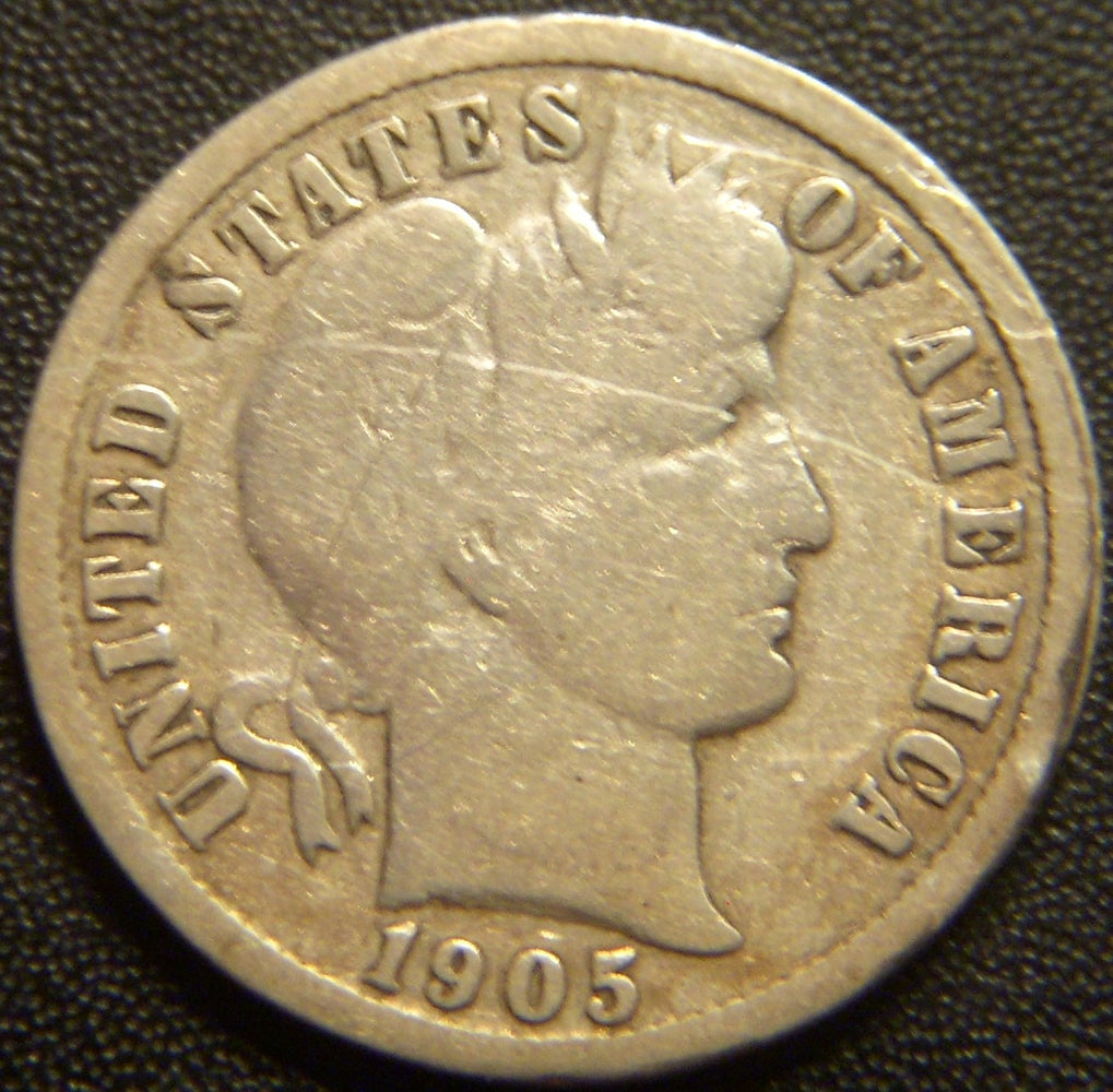 1905 Barber Dime - Good