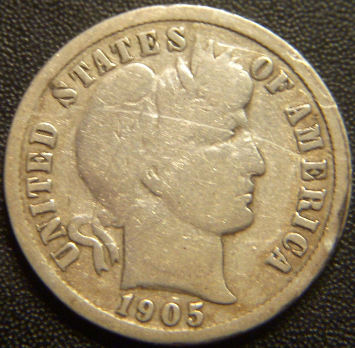 1905 Barber Dime - Good