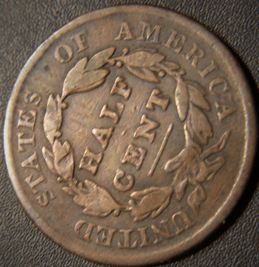 1829 Half Cent - Good