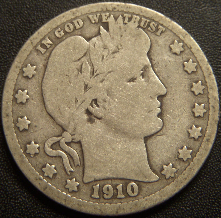 1910-D Barber Quarter - Good