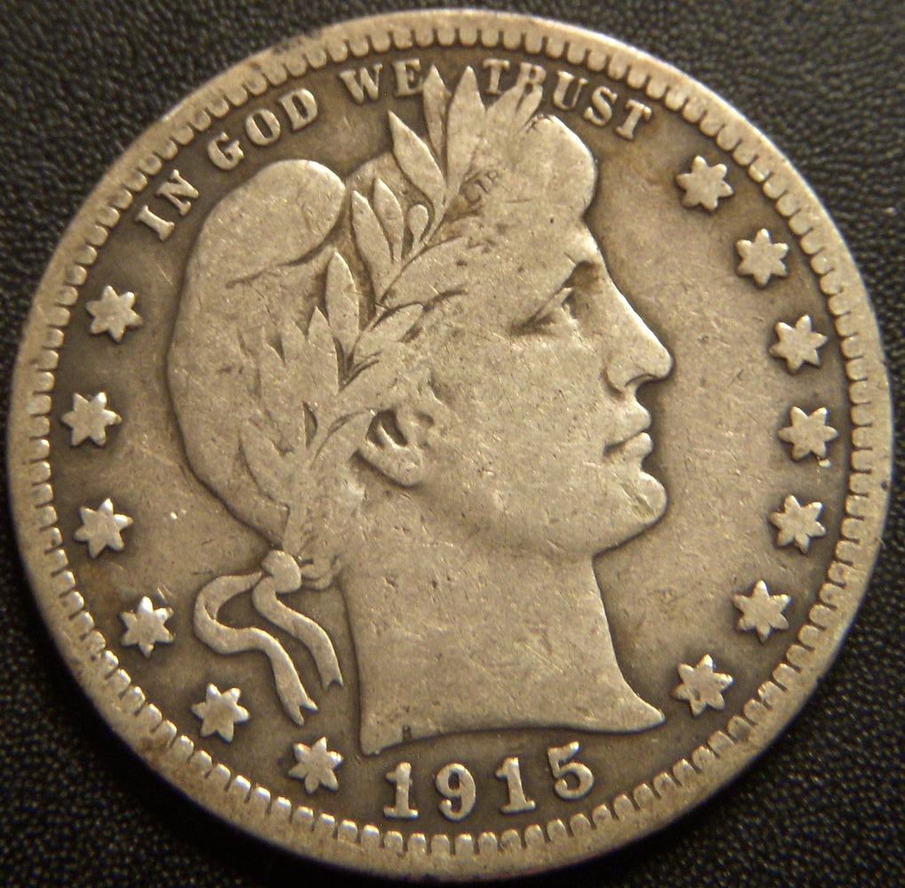 1915 Barber Quarter - Very Good
