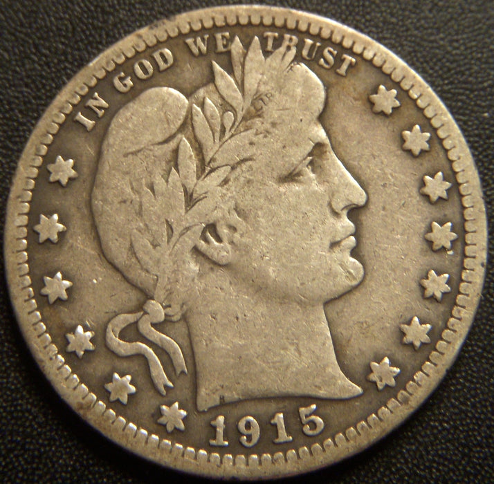 1915 Barber Quarter - Very Good