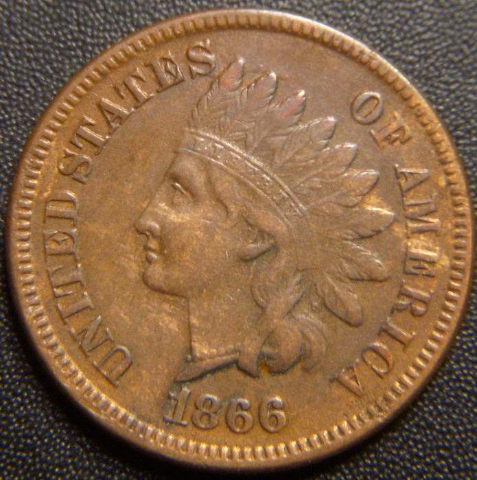 1866 Indian Head Cent - Extra Fine