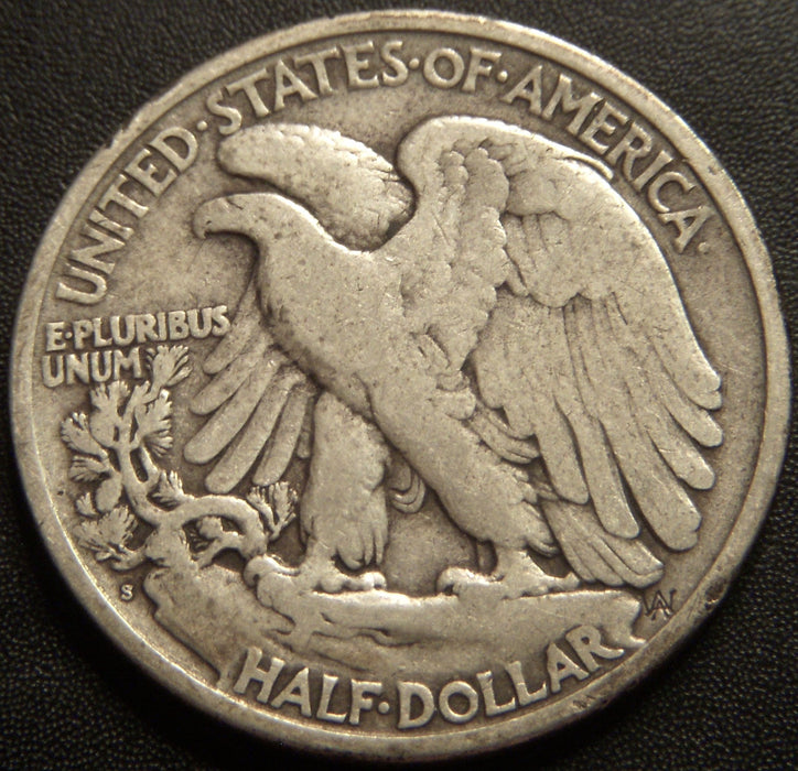 1918-S Walking Half Dollar - Fine