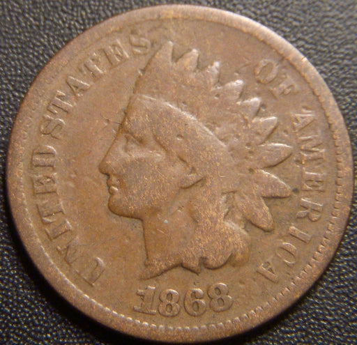 1868 Indian Head Cent - Good