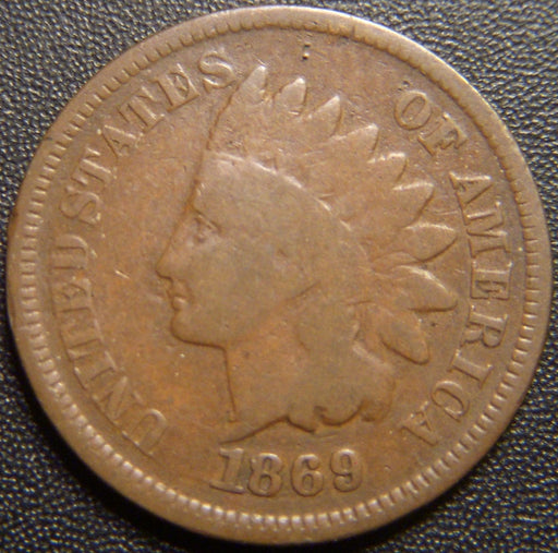 1869 Indian Head Cent - Good