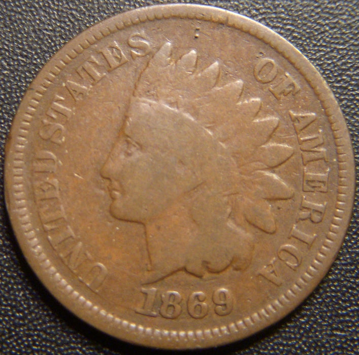 1869 Indian Head Cent - Good