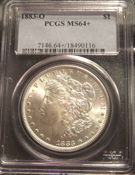 1883-O Morgan Dollar - PCGS MS 64+