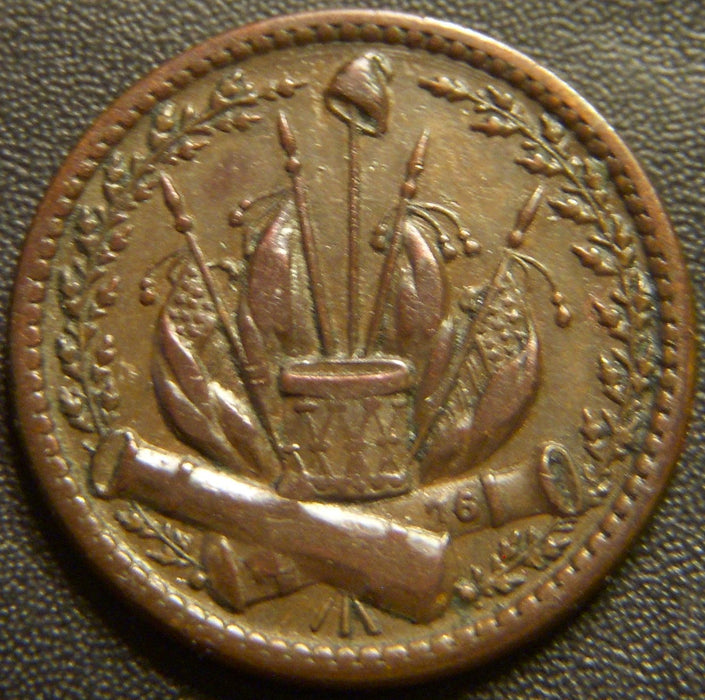 1863 Flags / Cannons Civil War Token