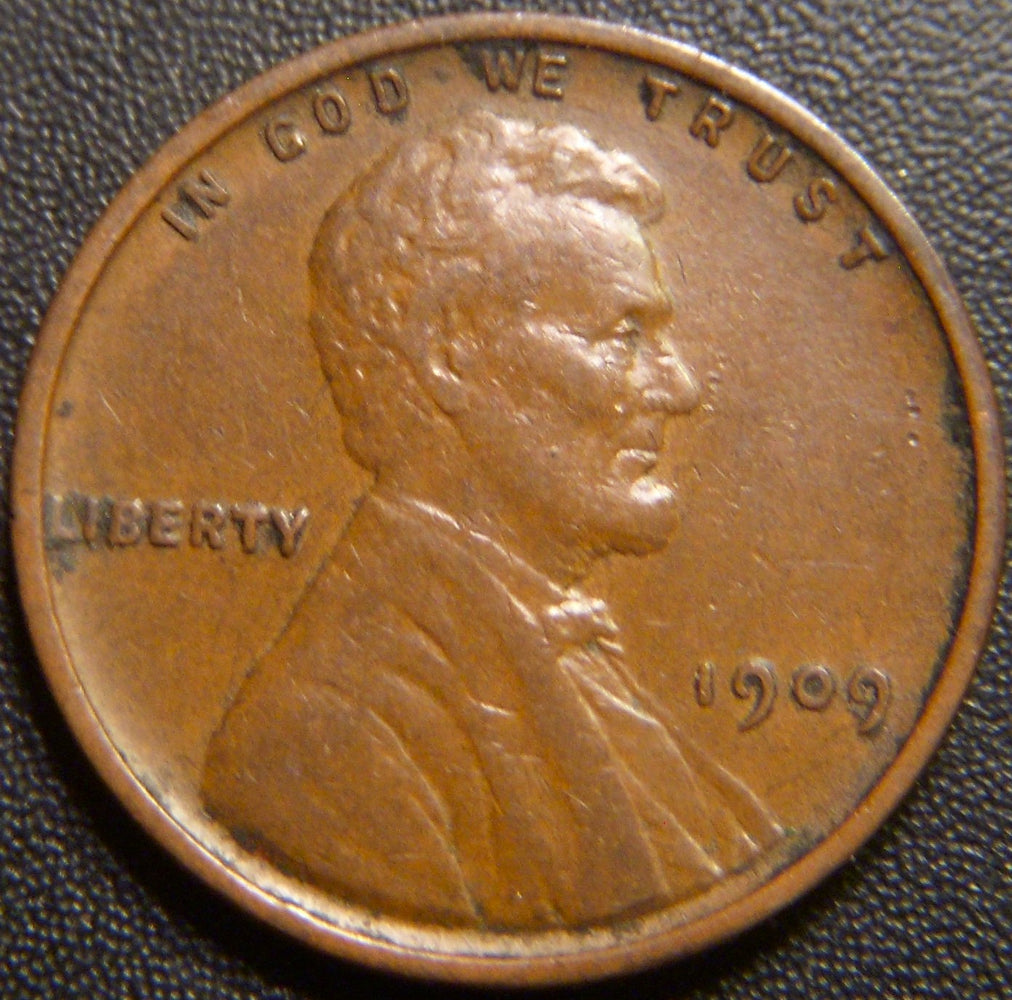 1909-VDB Lincoln Cent - Extra Fine