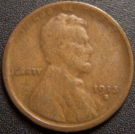 1913-S Lincoln Cent - Good